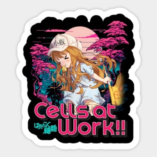 Classic Art Platelet Japanese Anime Sticker